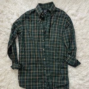 Dark Green Botton Up/Flannel